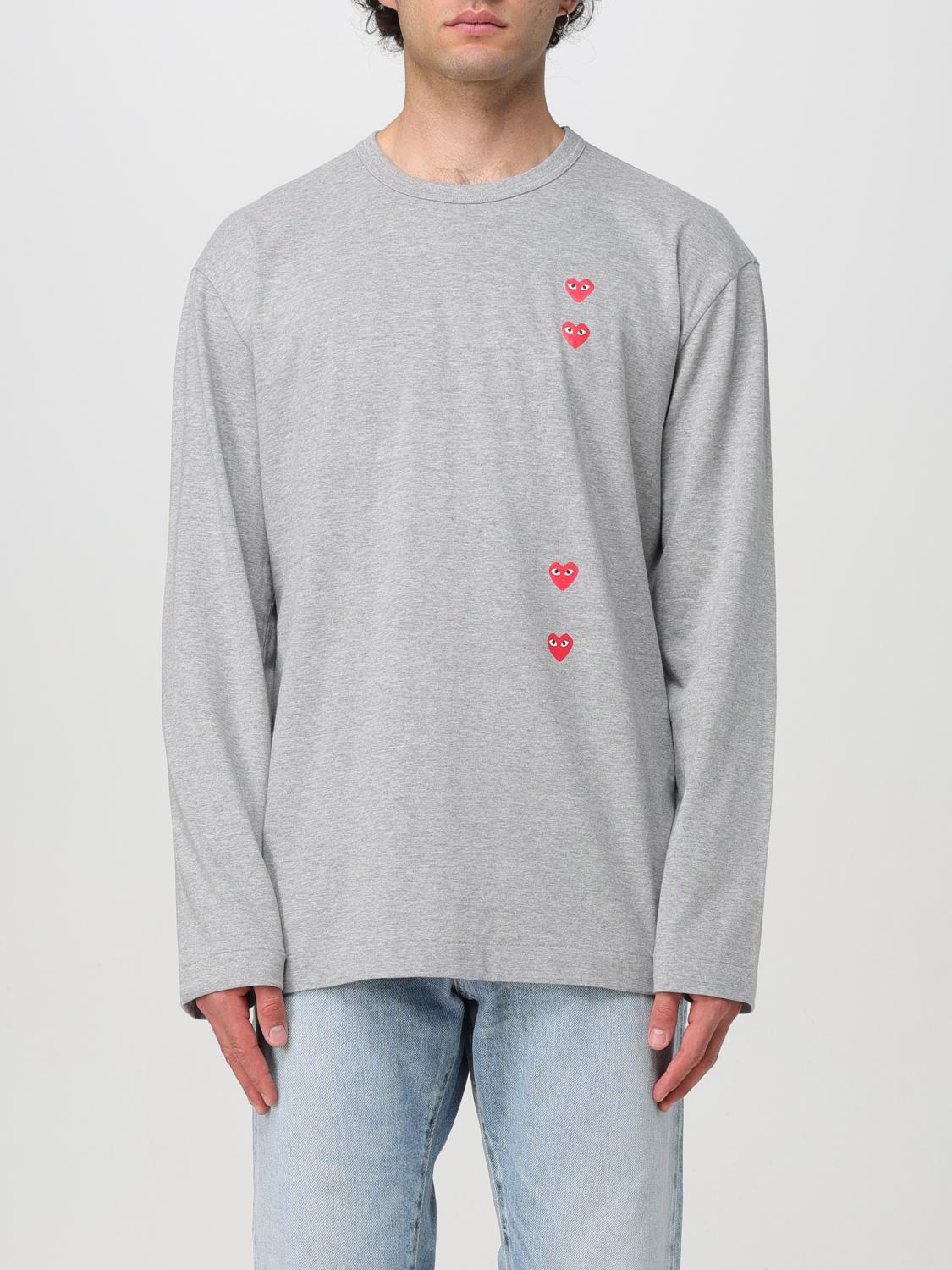 COMME DES GARCONS PLAY Camiseta hombre Gris Camiseta Comme Des Garcons Play P1T339 en linea en GIGLIO.COM