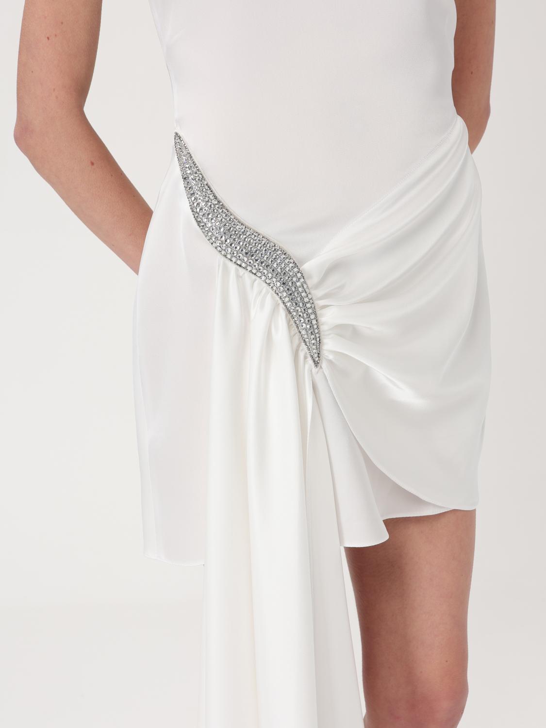 white sparkly midi dress Maisie Strapless Sequin Midi Dress - White