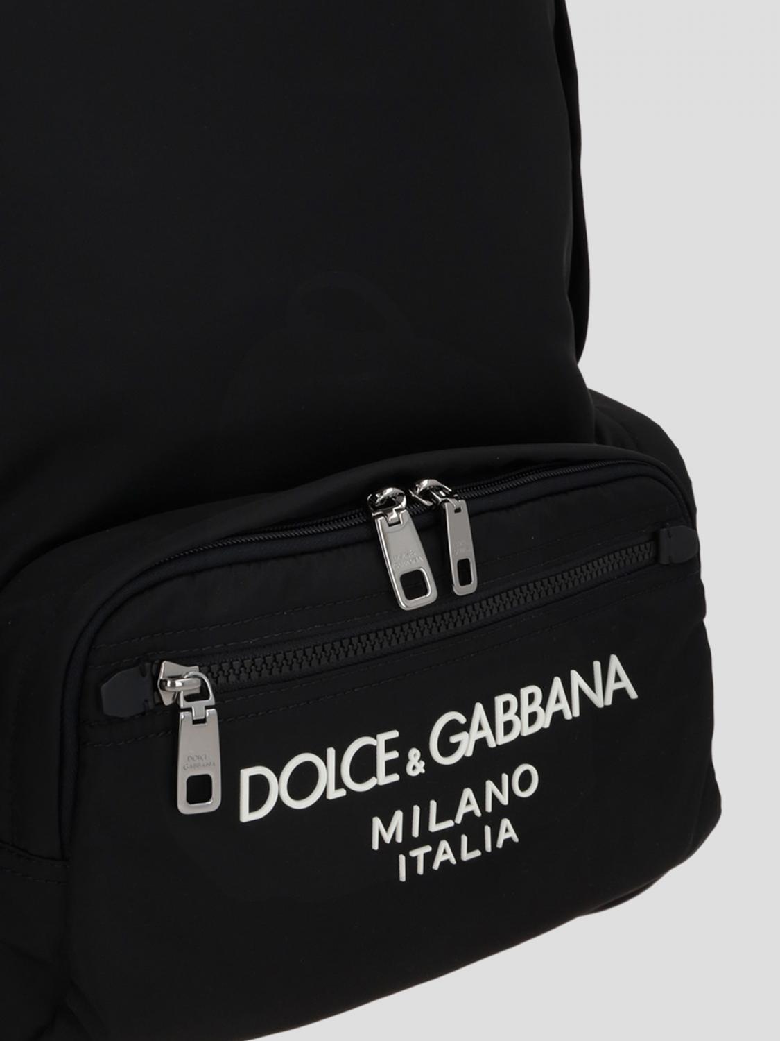 DOLCE & GABBANA 백팩: 가방 남성 Dolce & Gabbana, 블랙 - Img 3