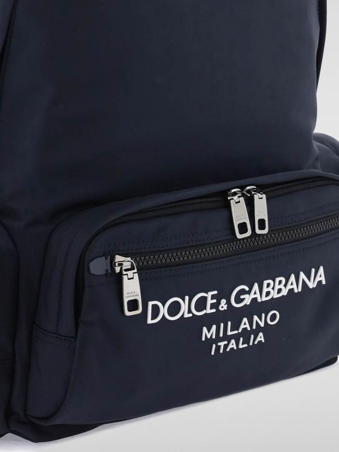 DOLCE & GABBANA ZAINO: Borsa uomo Dolce & Gabbana, Blue Navy - Img 3