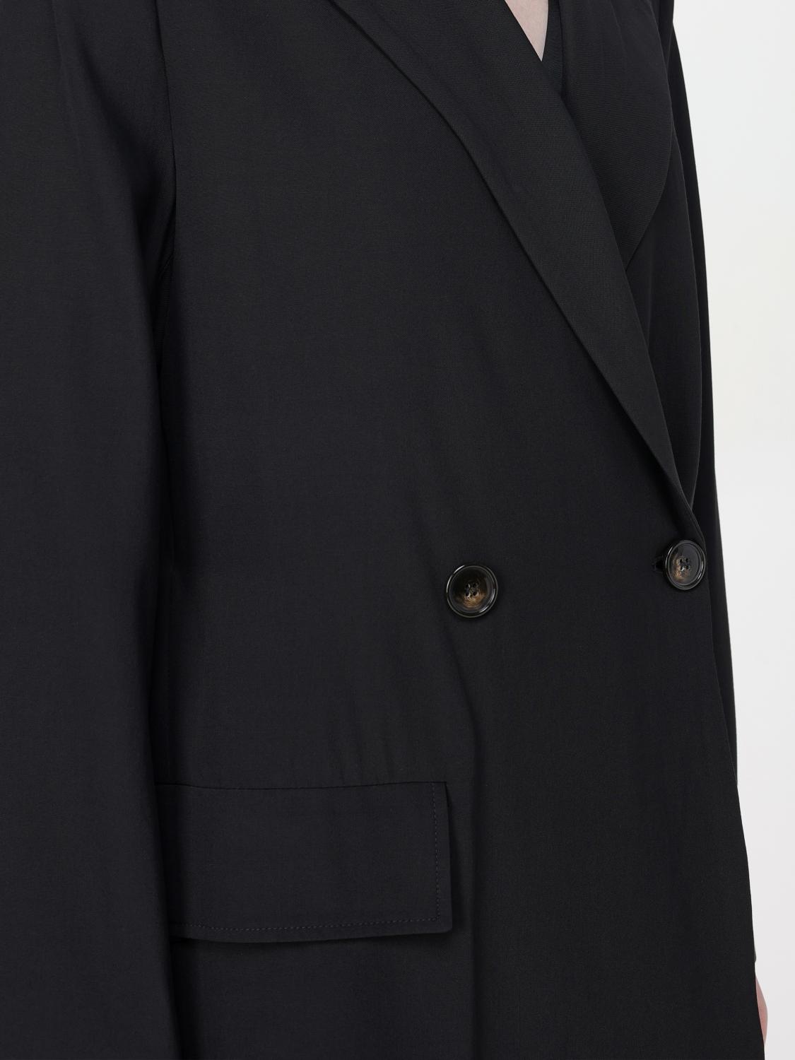 Erika Cavallini Jacket woman - Black | P4SL01 | GIGLIO.COM