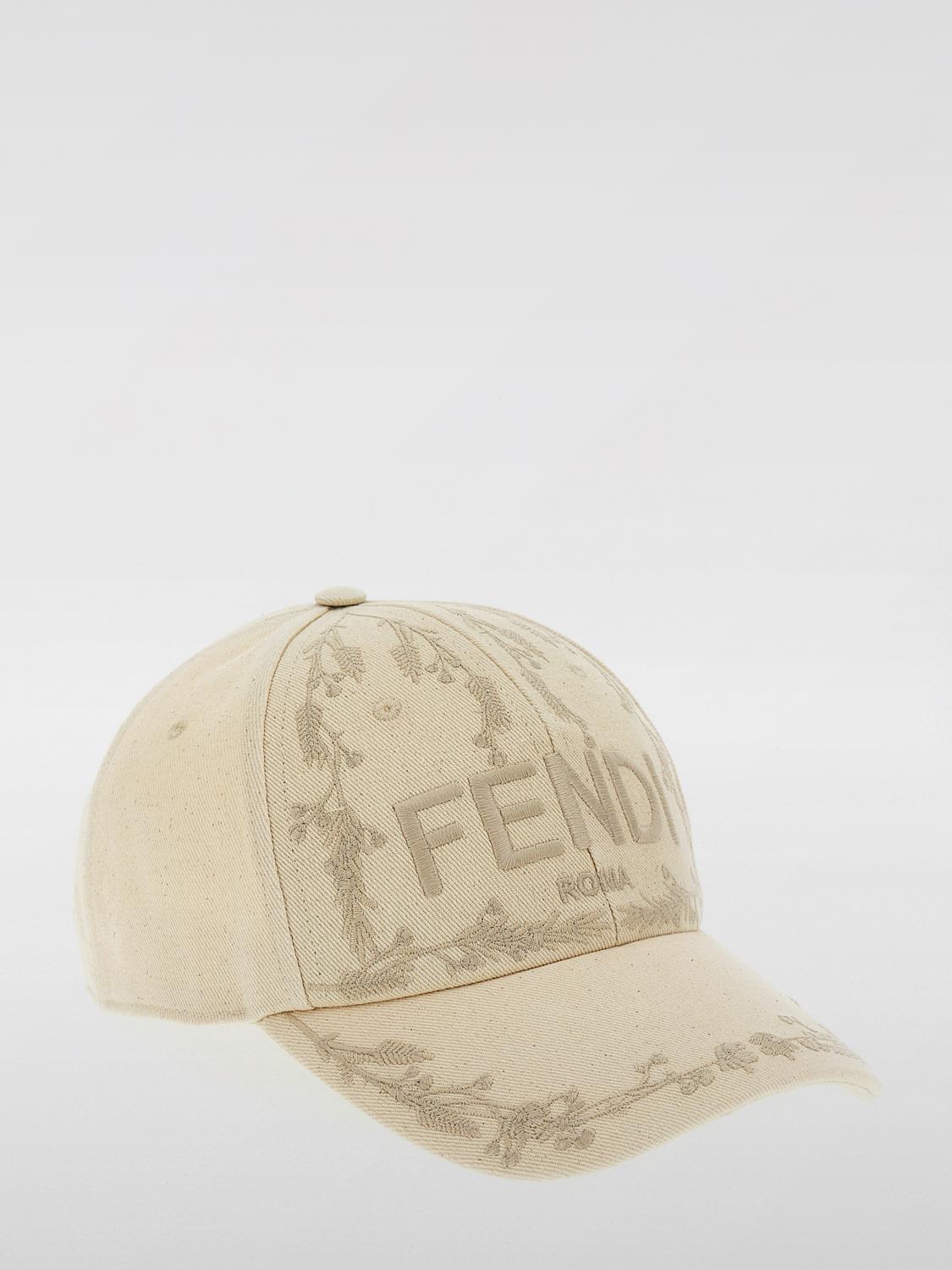 FENDI: Hat men - White | Fendi hat FXQ969ARGL online at GIGLIO.COM