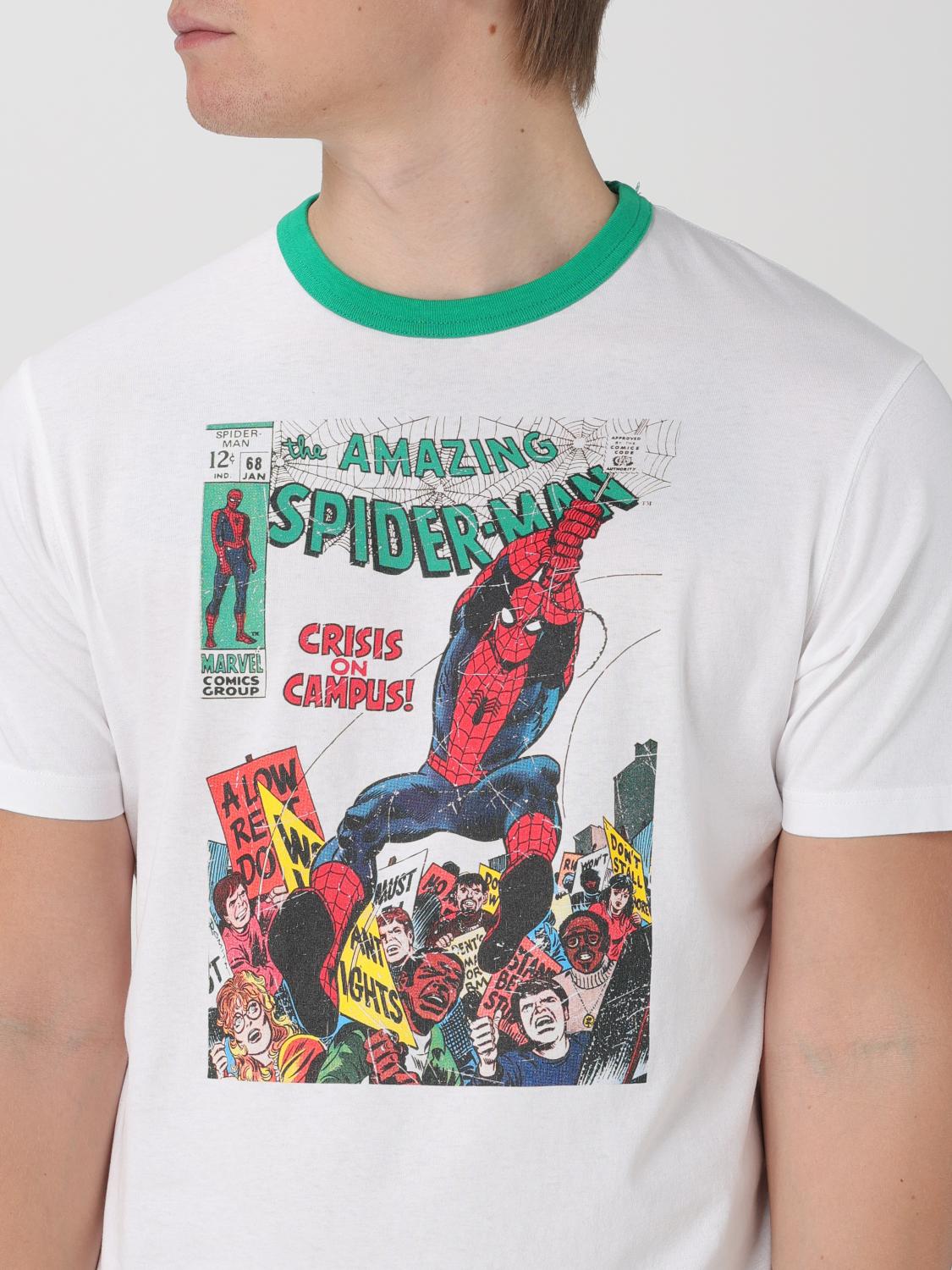 MC2 SAINT BARTH T-SHIRT: T-shirt Spiderman Mc2 Saint Barth in cotone con stampa , Bianco - Img 3