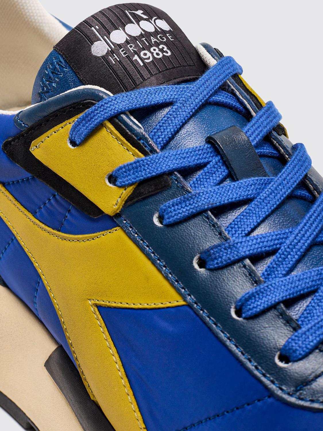 DIADORA HERITAGE SNEAKERS: Sneakers men Diadora, Blue - Img 4