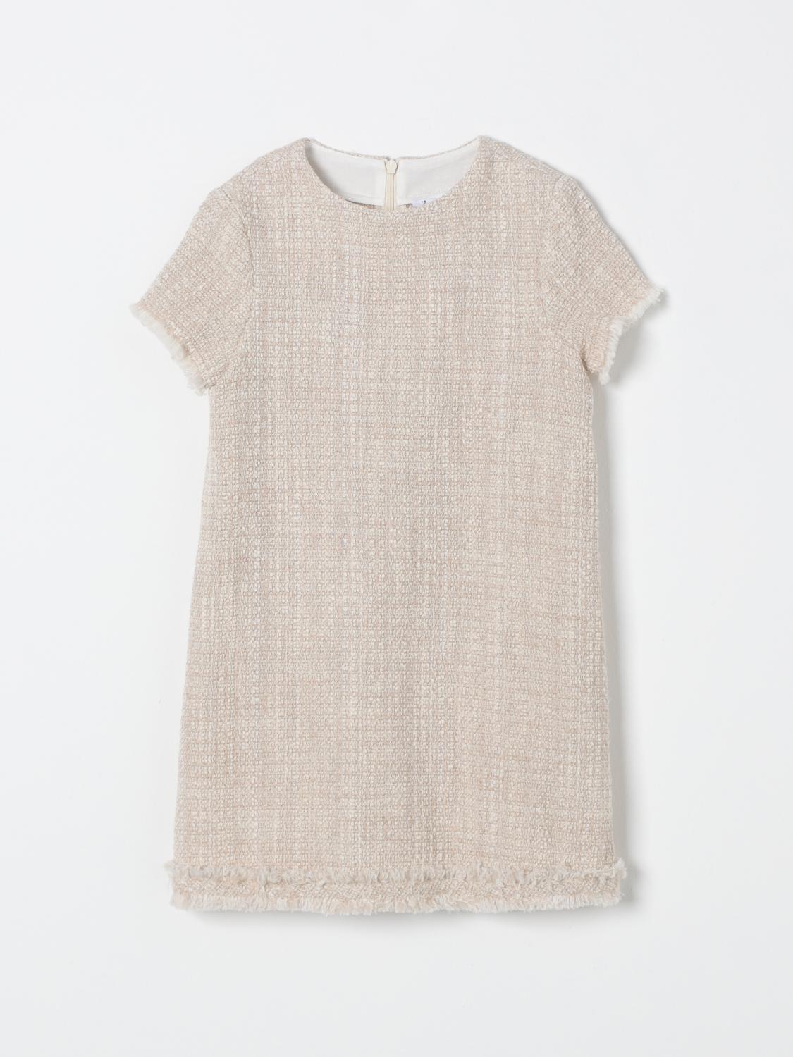 IL GUFO KLEID: Kleid kinder Il Gufo, Beige - Img 1