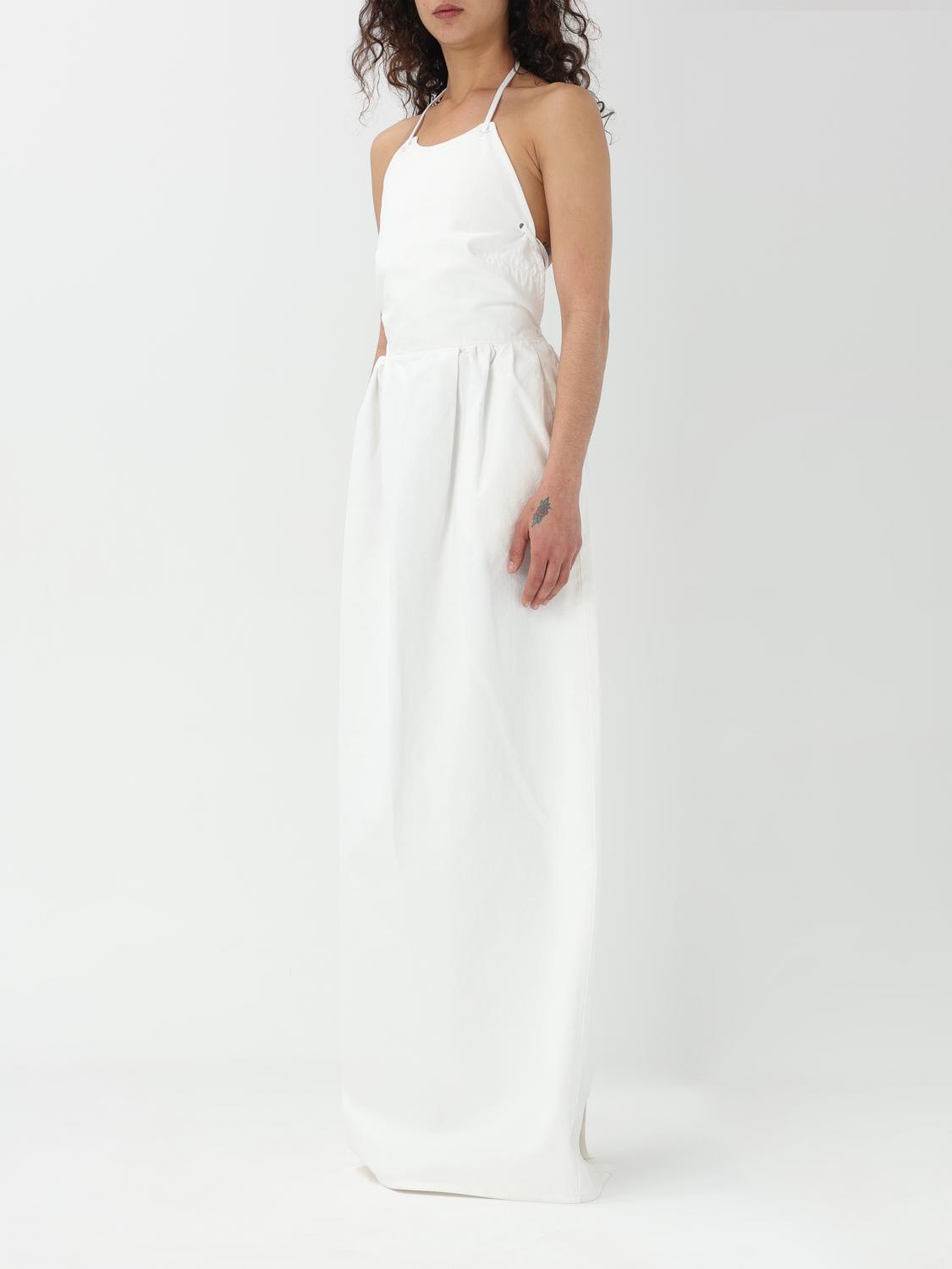 maxmara white backless dress Max Mara | Woman - Long viscose dress - White