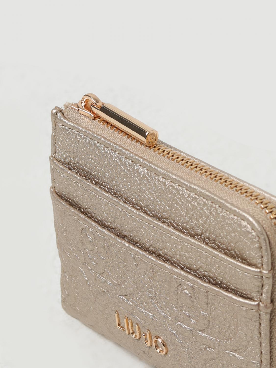 LIU JO WALLET: Wallet woman Liu Jo, Gold - Img 3