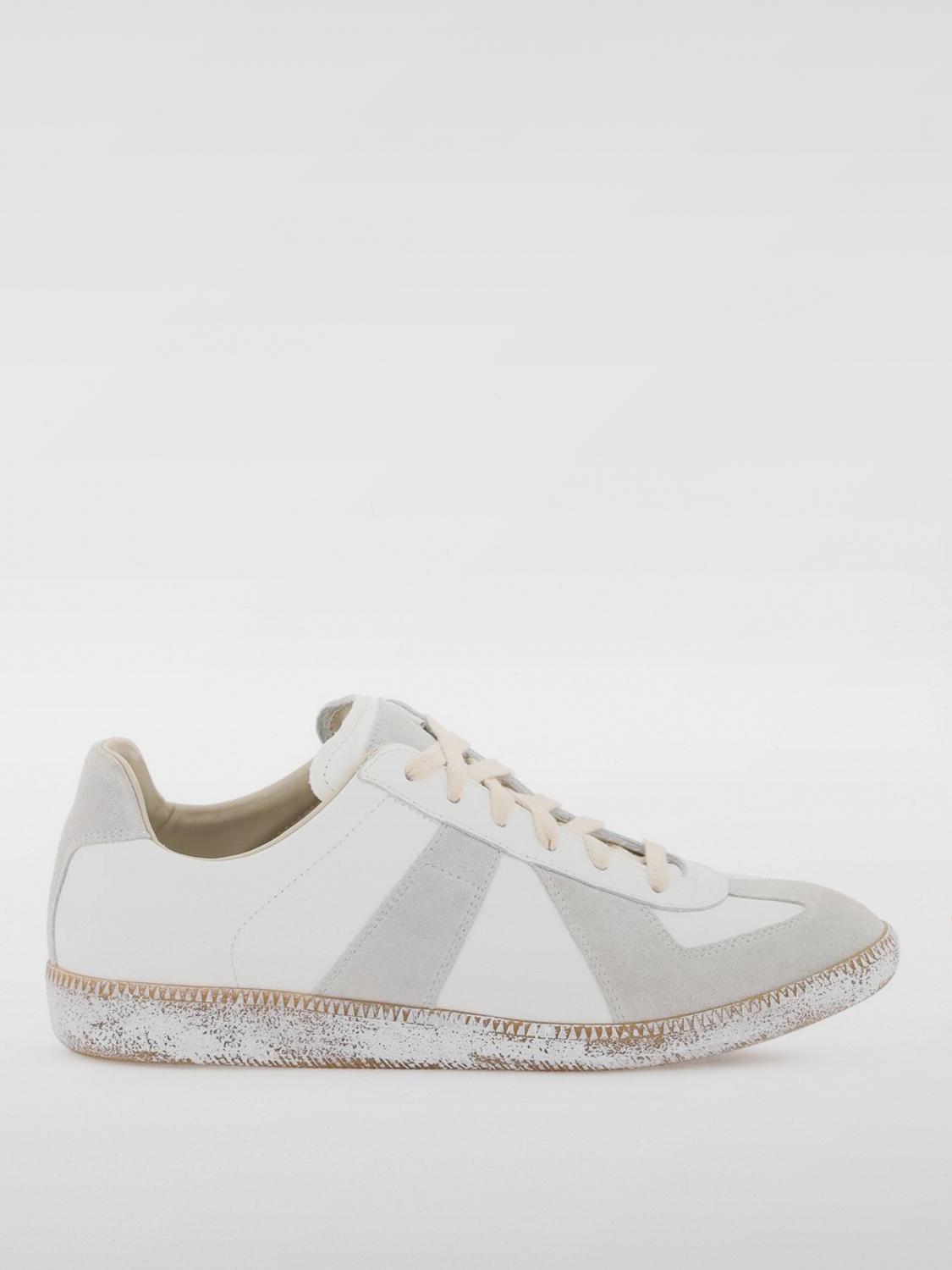 MAISON MARGIELA: Sneakers men - White | Maison Margiela sneakers  S37WS0562P3724 online at GIGLIO.COM