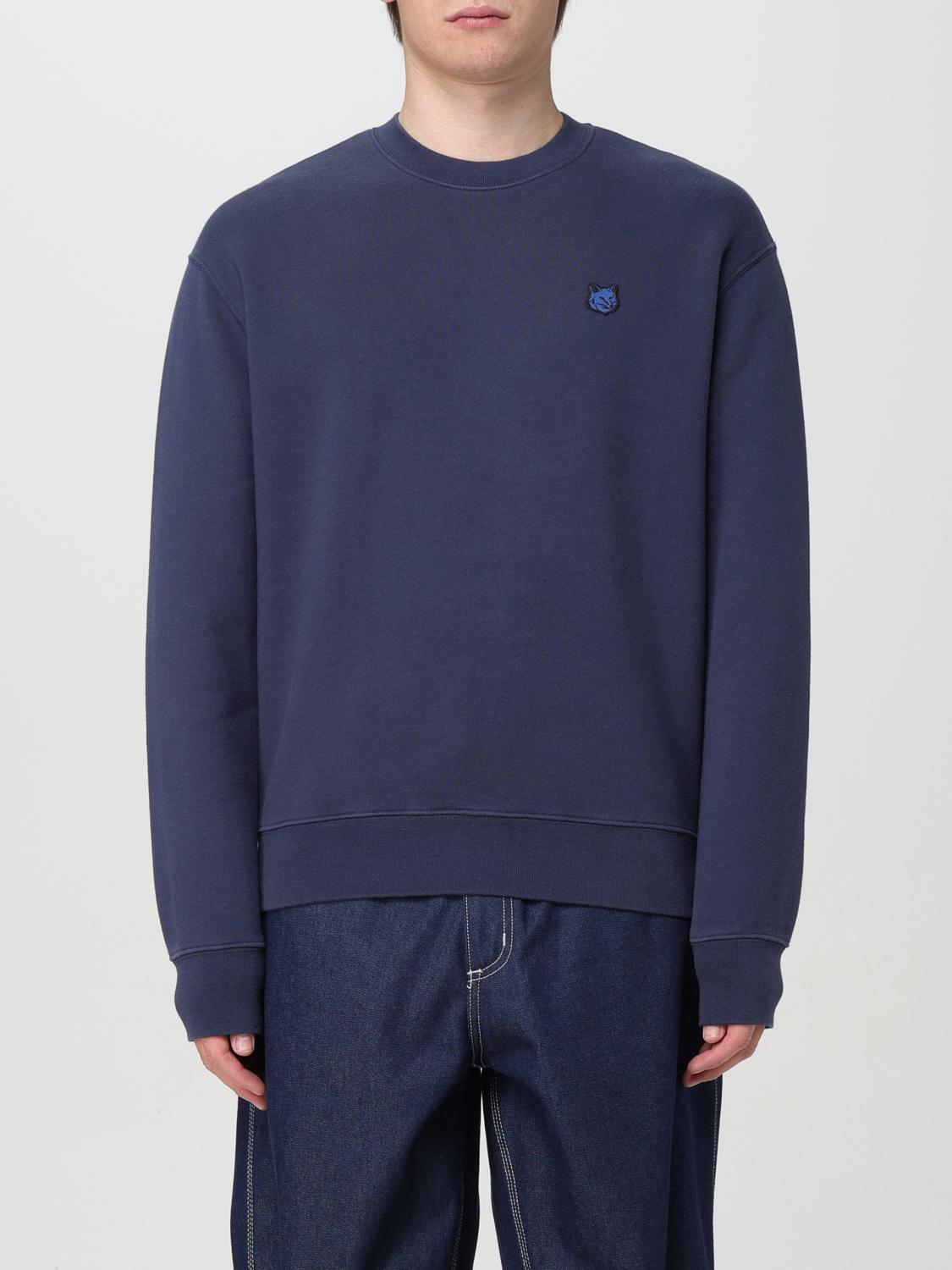 Maison Kitsuné Sweatshirt men - Blue | LM00302KM0307 | GIGLIO.COM