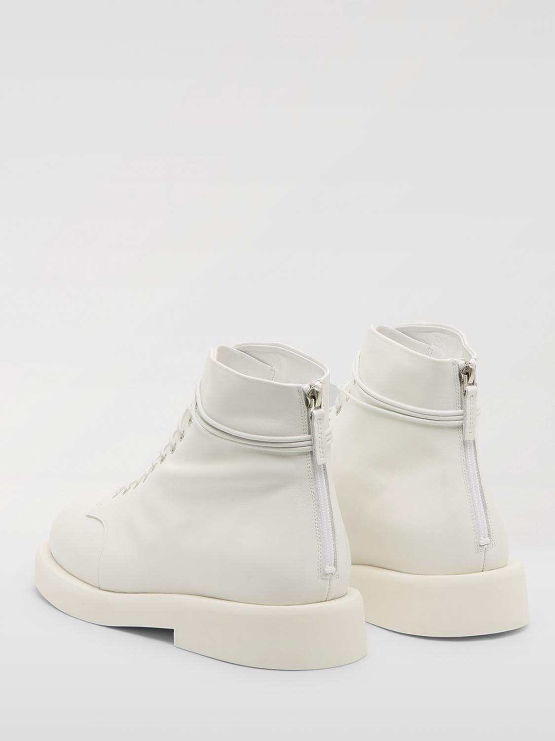 Marsell Gommello MMG470 Matte Big Sole Lace Up White Leather Boots Marsell Gommello MMG470 Matte Big Sole Lace Up White Leather  main image 4