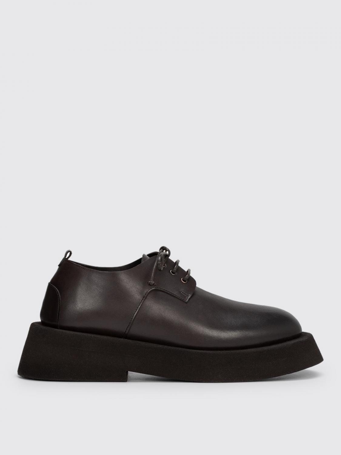 MARSÈLL SCARPE STRINGATE: Derby Gommello Marsèll in pelle , Moro - Img 1