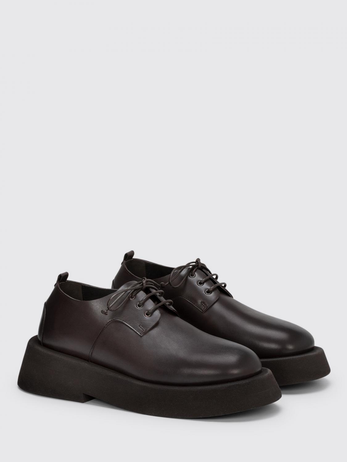 MARSÈLL SCARPE STRINGATE: Derby Gommello Marsèll in pelle , Moro - Img 2