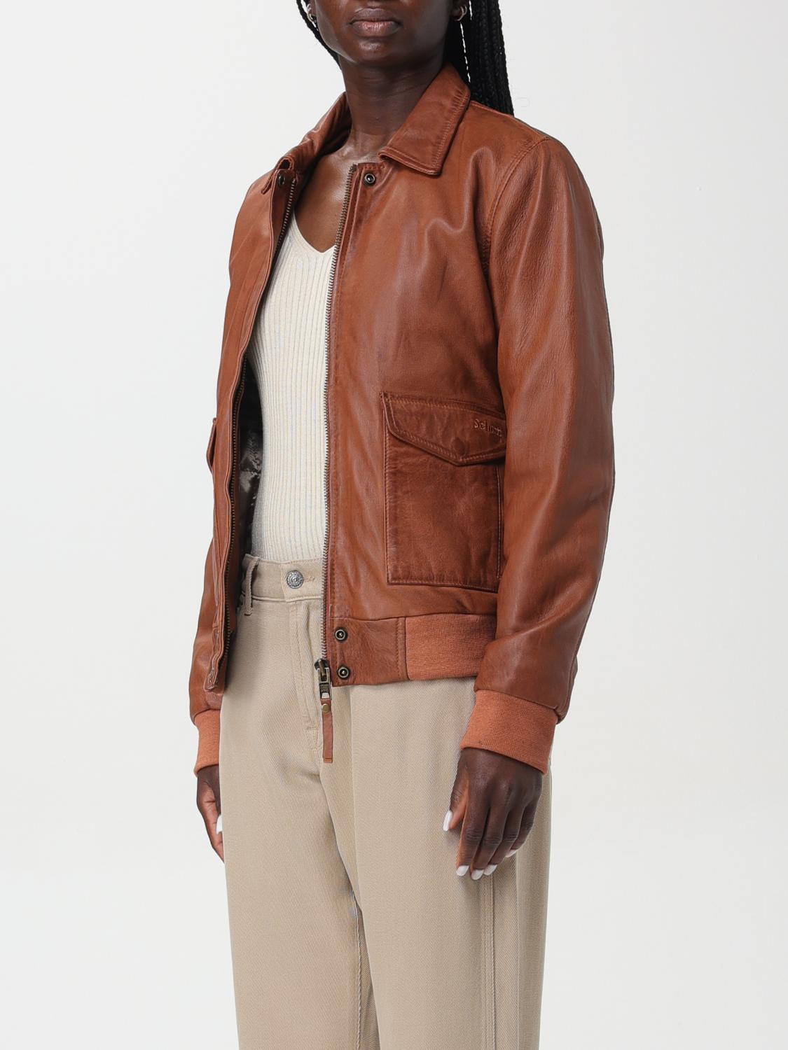Schott NYC ジャケット レディース Schott NYC - ブラウン