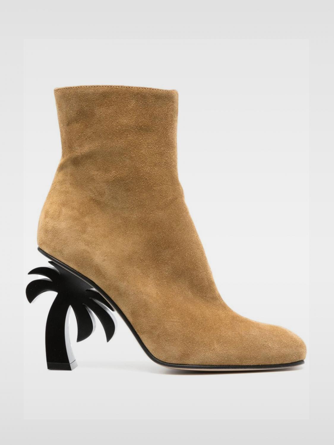 ミドルブーツ PALM ANGELS Women Boots PWIE007F22LEA0011700 beige Palm Angels Boots for Women | Online Sale up to 80% off | Lyst