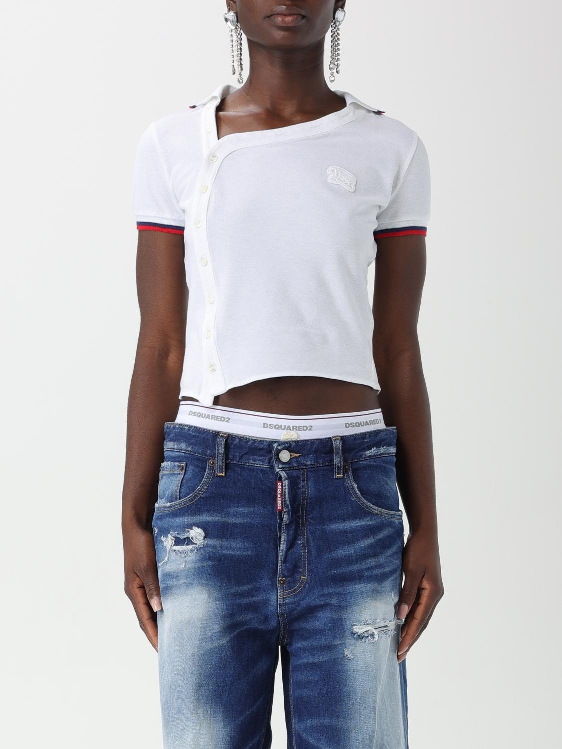 DSQUARED2：トップス レディース - ホワイト | GIGLIO.COMオンラインの 