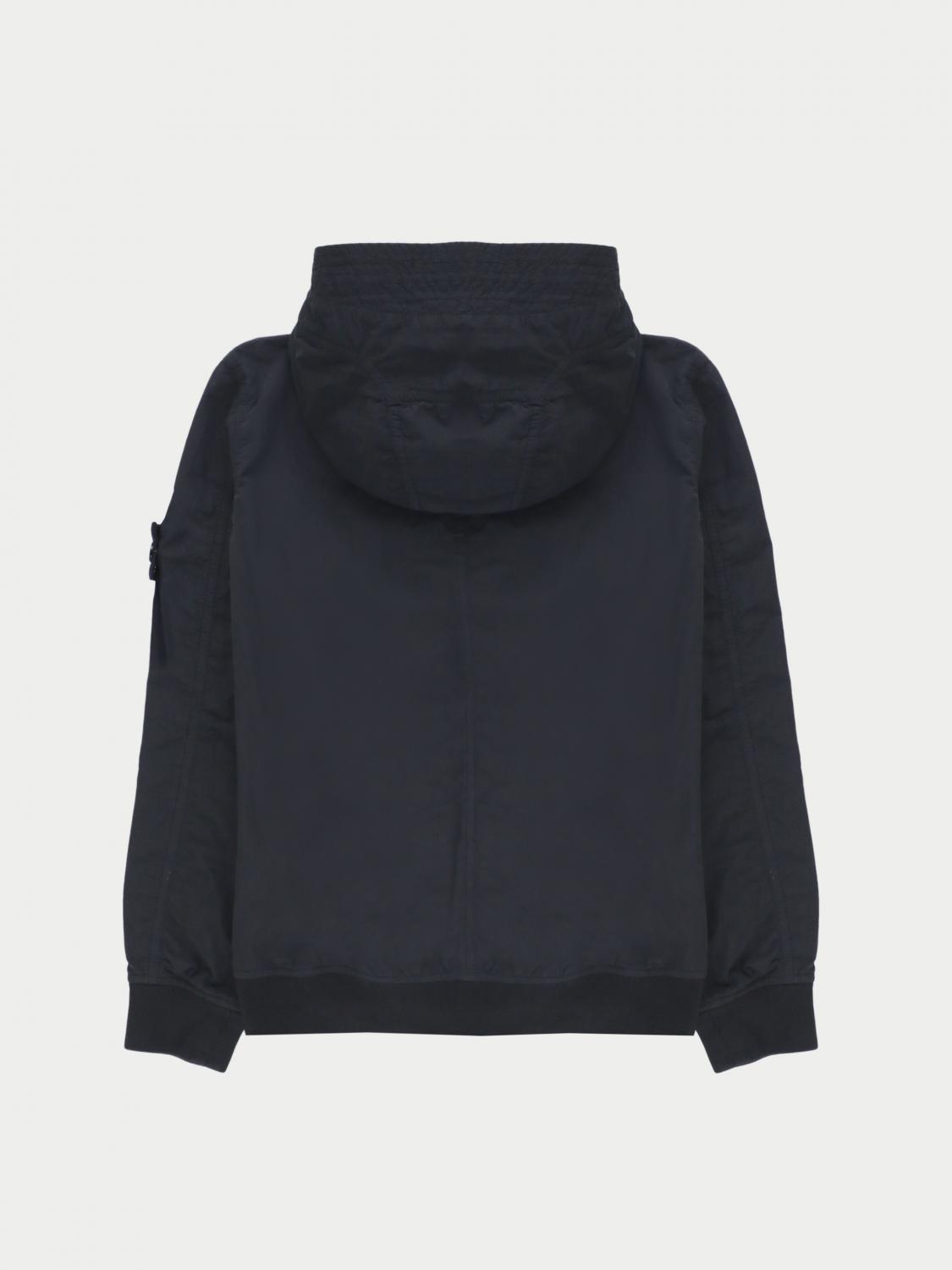 STONE ISLAND JUNIOR: Jacket kids - Black | Stone Island Junior