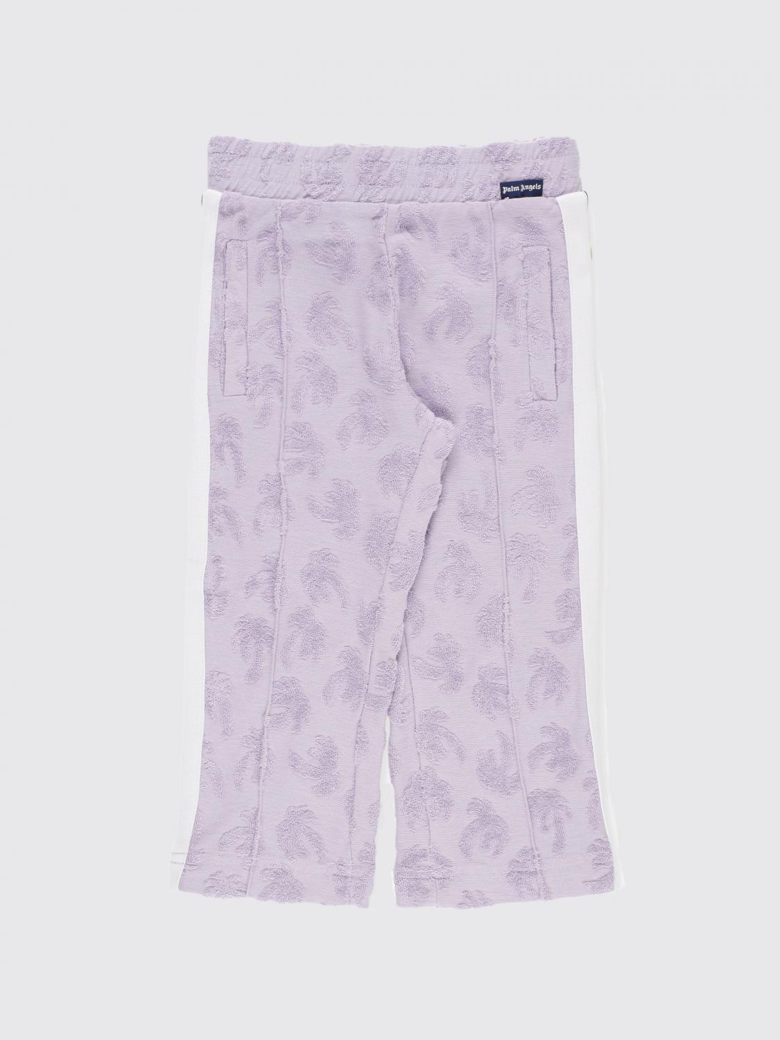 PALM ANGELS PANTALON: Pantalon enfant Palm Angels Kids, Violet - Img 1