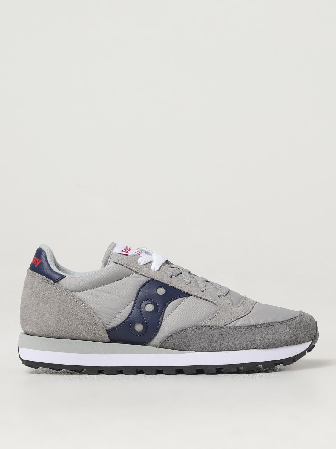 SAUCONY SNEAKERS: Sneakers Shadow Original Saucony in camoscio e nylon , Grigio 2 - Img 1