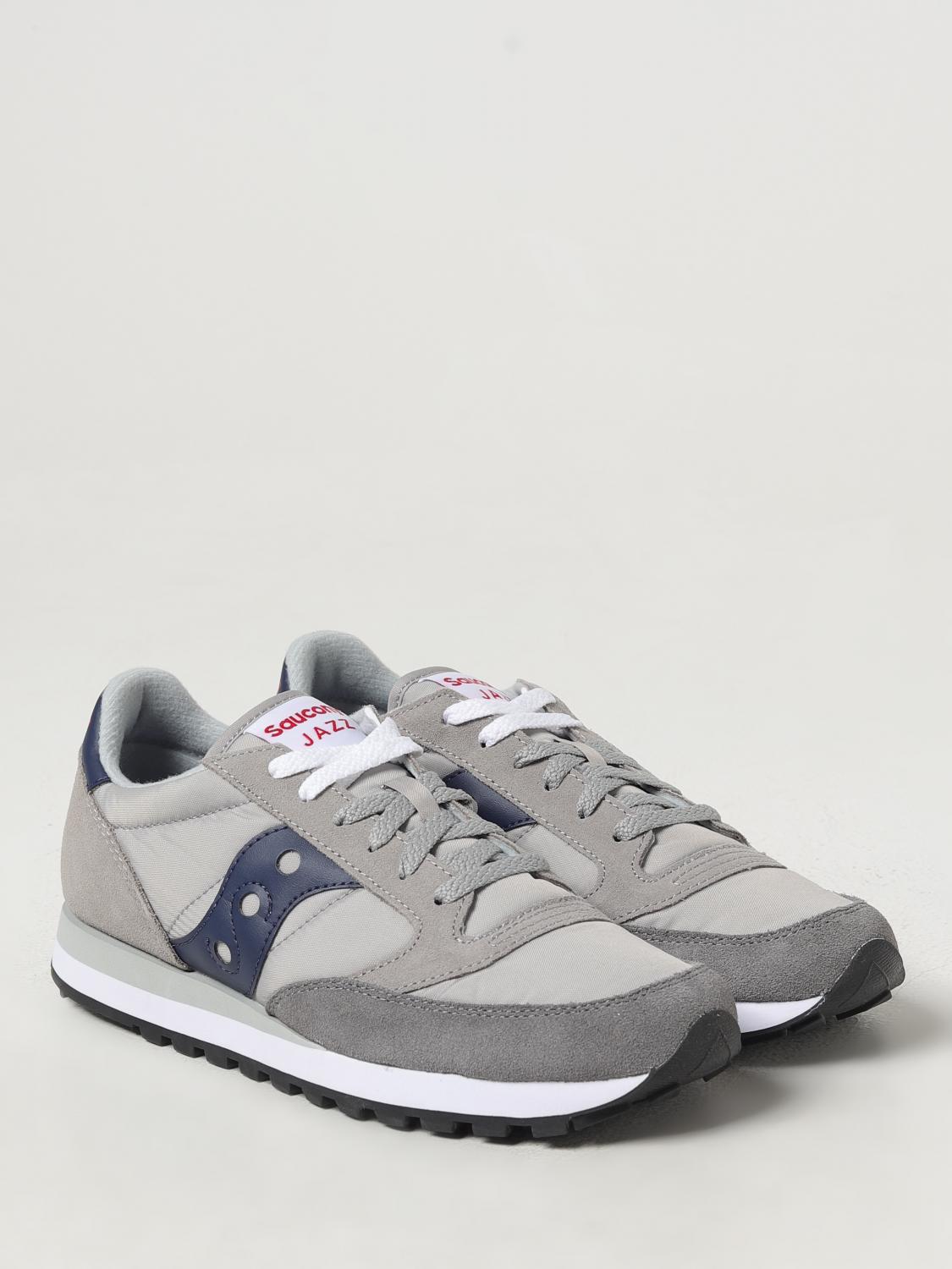 SAUCONY SNEAKERS: Sneakers Shadow Original Saucony in camoscio e nylon , Grigio 2 - Img 2