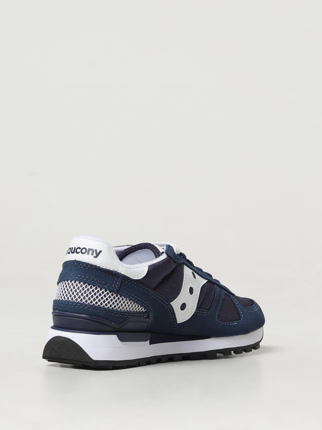 SAUCONY SNEAKERS: Sneakers Shadow Original Saucony in camoscio e mesh , Blue - Img 3