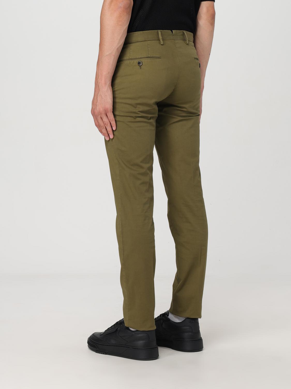 PT TORINO 裤子: 裤子 男士 Pt Torino, 绿色 - Img 2