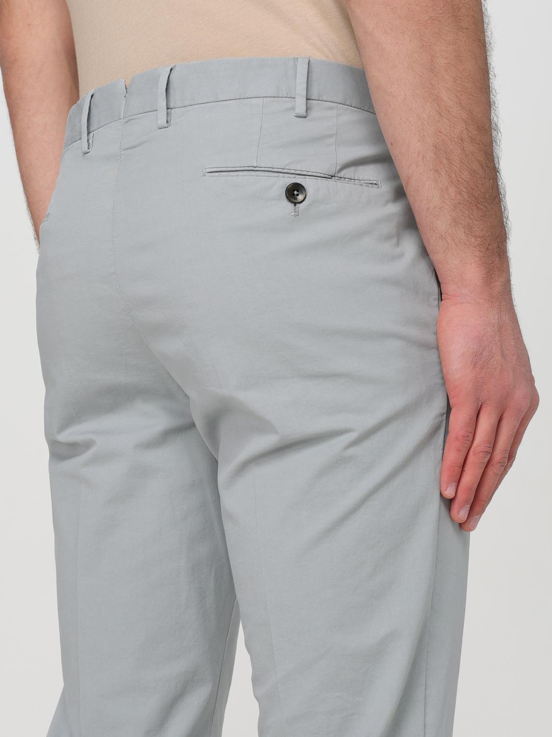 PT TORINO 裤子: 裤子 男士 Pt Torino, 灰色 - Img 3