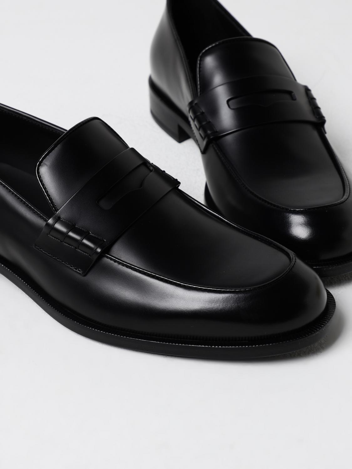 GIORGIO ARMANI: Loafers men - Black | Giorgio Armani loafers X2A402XF294  online at GIGLIO.COM