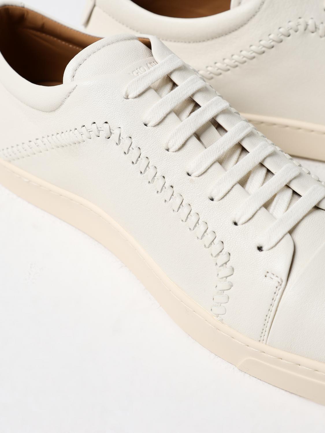 Giorgio Armani Shoes men - Yellow Cream | X2X184XF444 | GIGLIO.COM