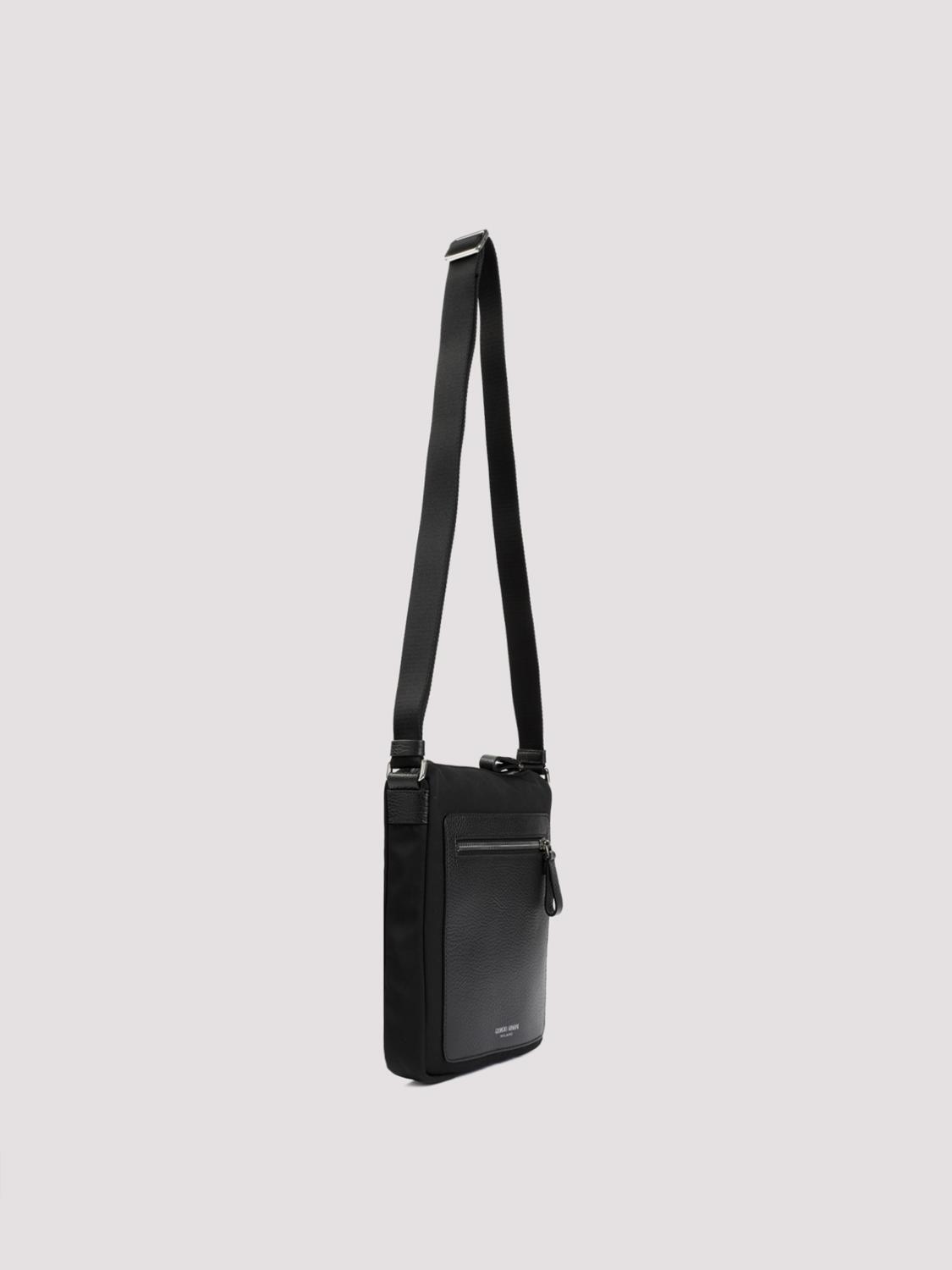 Giorgio Armani Shoulder bag men - Black | Y2M272Y752E | GIGLIO.COM