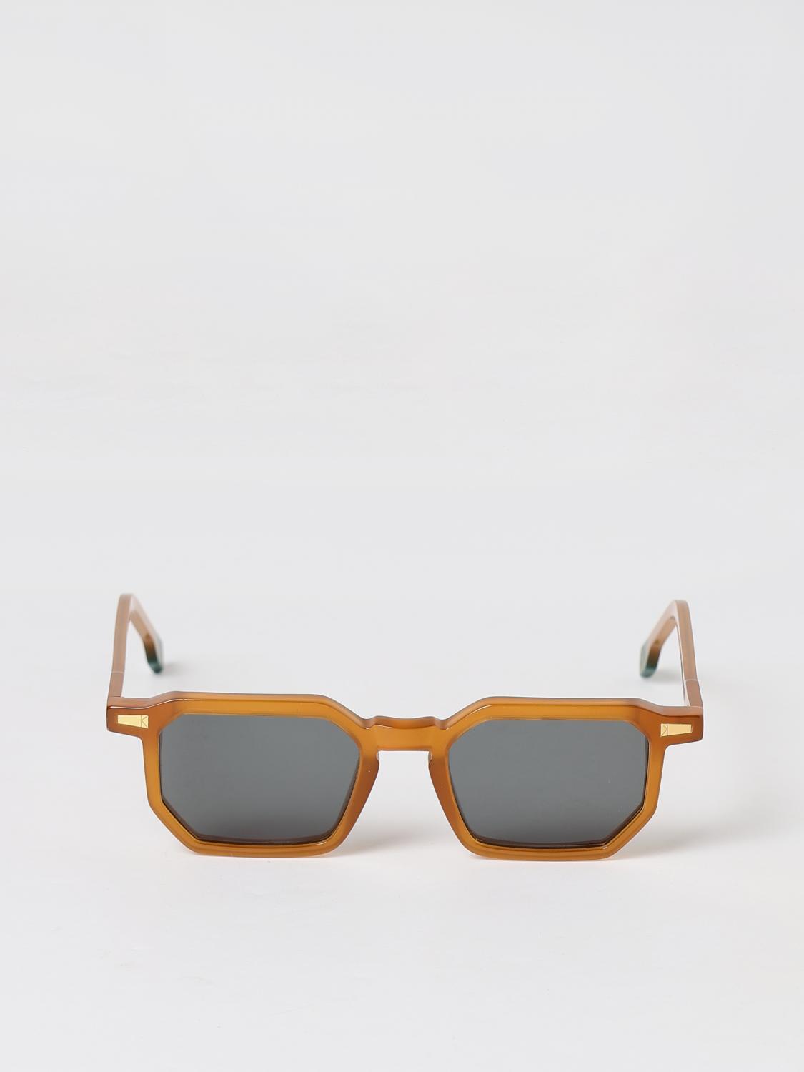 サングラス KYME Kyme - EZIO COL 5 - KYMINI - honey sky blue Kyme Eyewear Rio: vintage octagonal sunglasses. Color Black