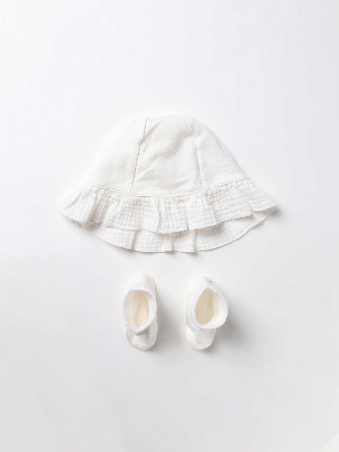 TEDDY & MINOU HAT: Hat kids Teddy & Minou, Milk - Img 1