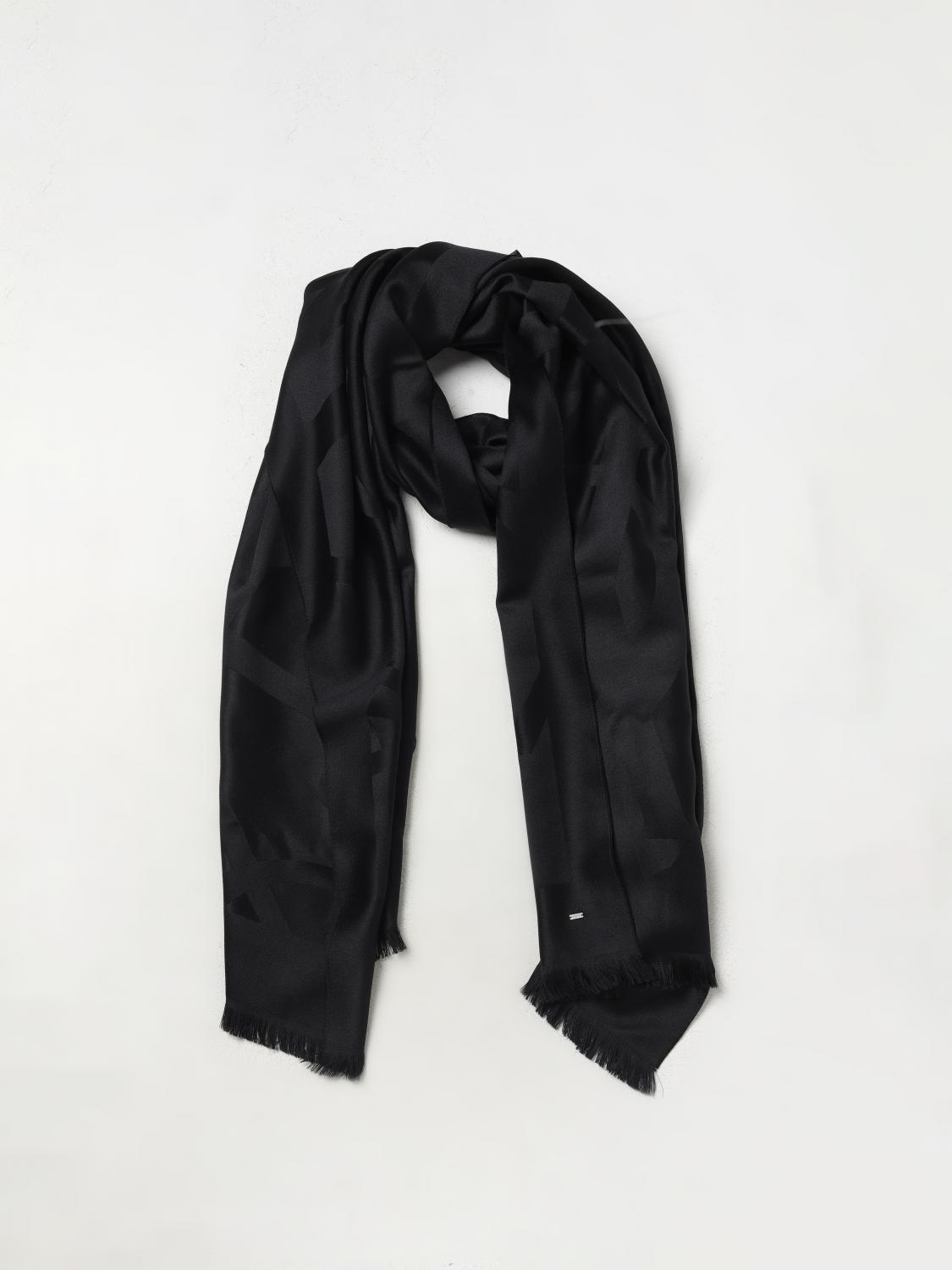 スカーフ Saint Laurent SCARF (7194283Y210 1000) SAINT LAURENT: Scarf woman - Black | Saint Laurent scarf