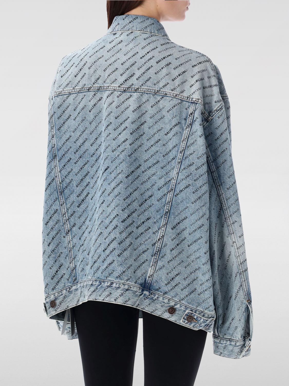 BALENCIAGA CHAQUETA: Abrigo mujer Balenciaga, Azul Oscuro - Img 2