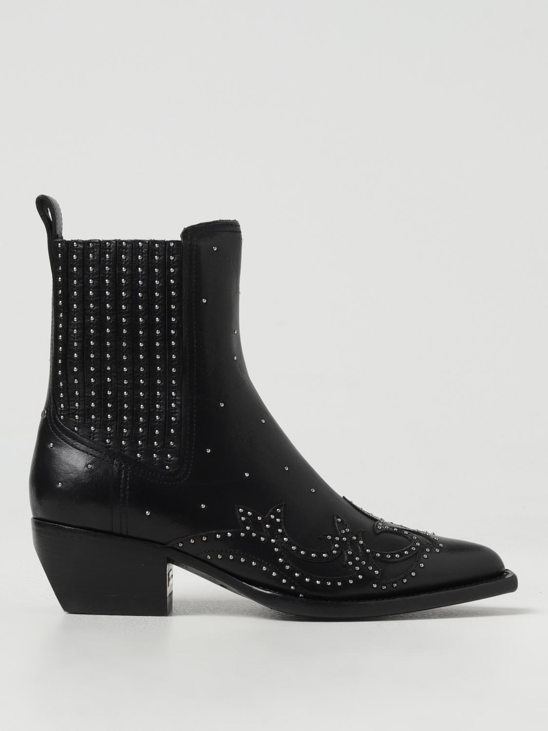 GOLDEN GOOSE: Shoes woman - Black | Golden Goose flat ankle