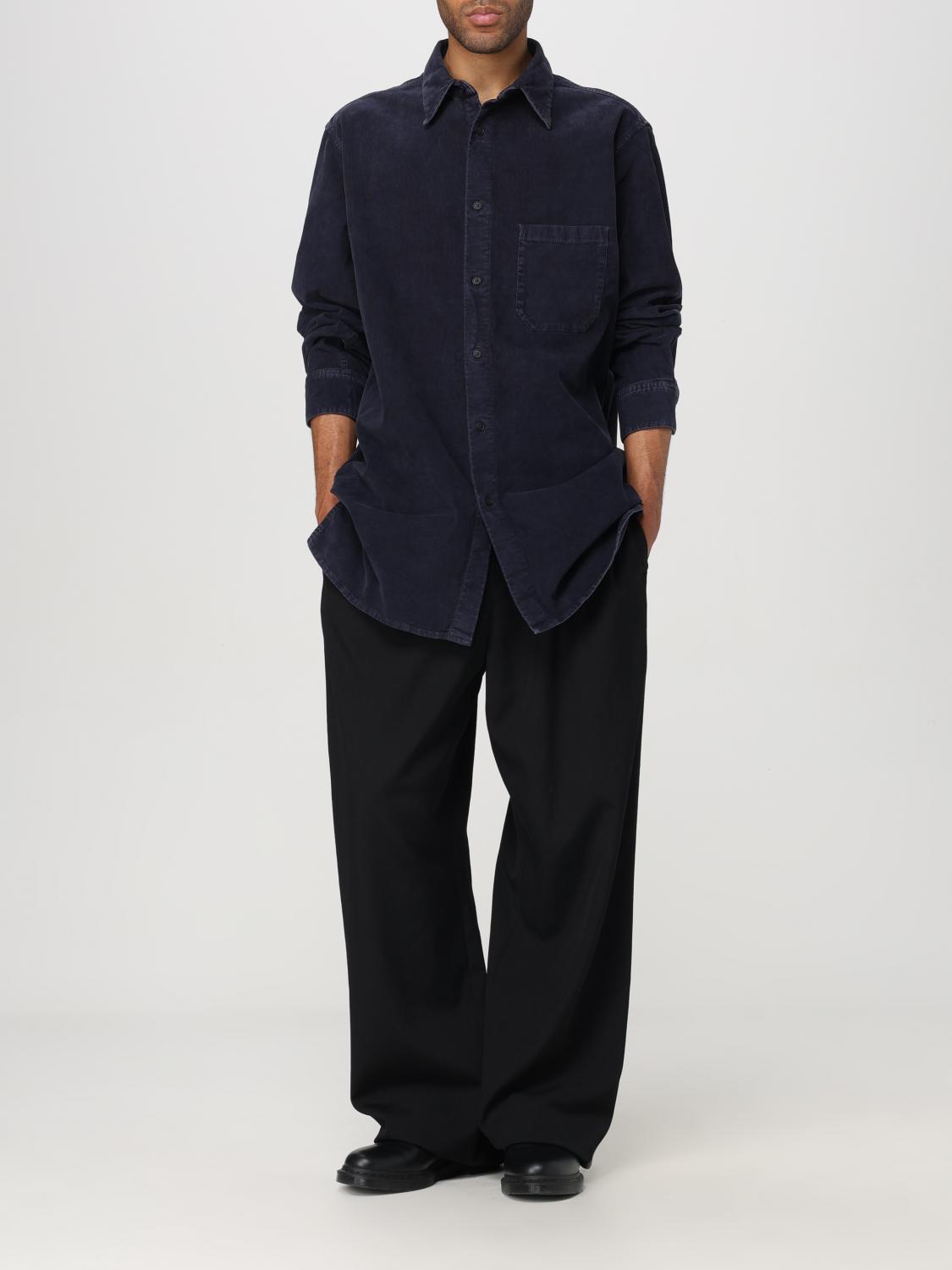 The Row シャツ メンズ - ネイビー | 542W2789 | GIGLIO.COM