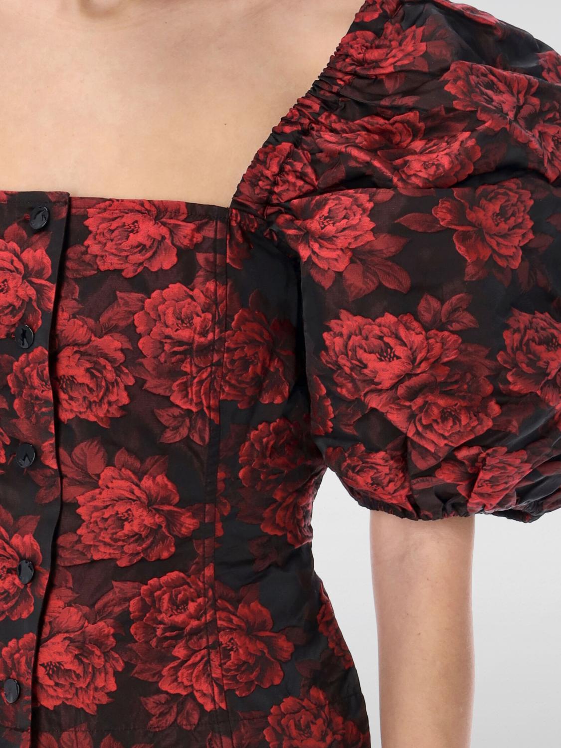 Ganni Top woman - Red | F8947 | GIGLIO.COM