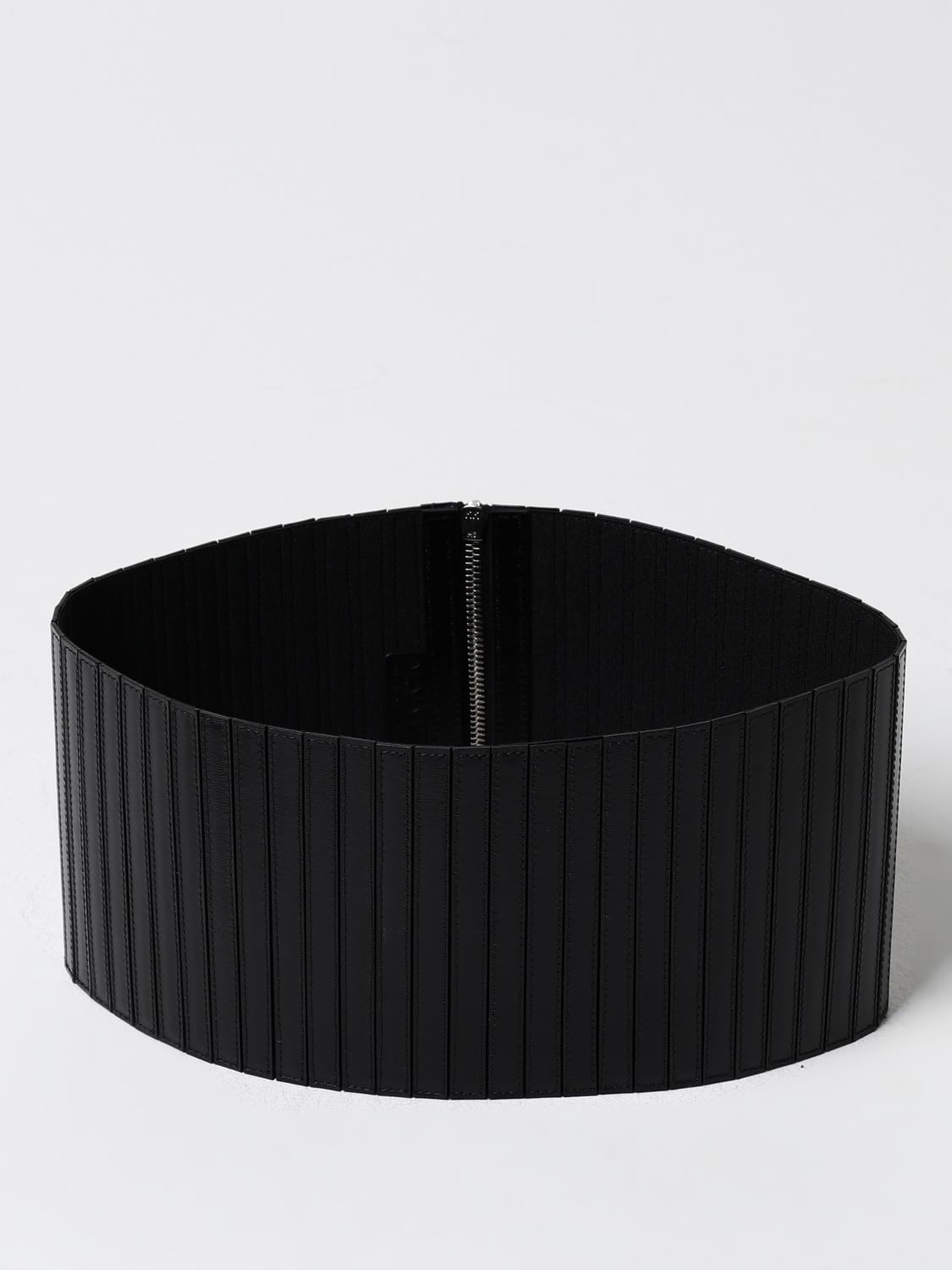 ALAÏA: Belt men - Black | Alaïa belt AA1C010GCA560 online at GIGLIO.COM