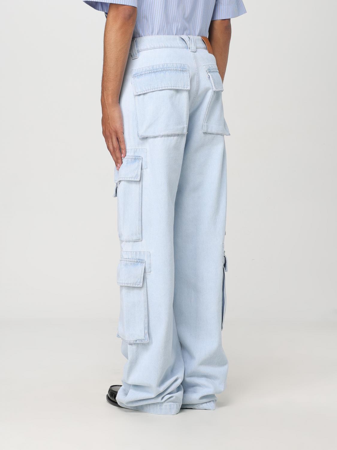 VERSACE PANTS: Pants men Versace, Denim - Img 3