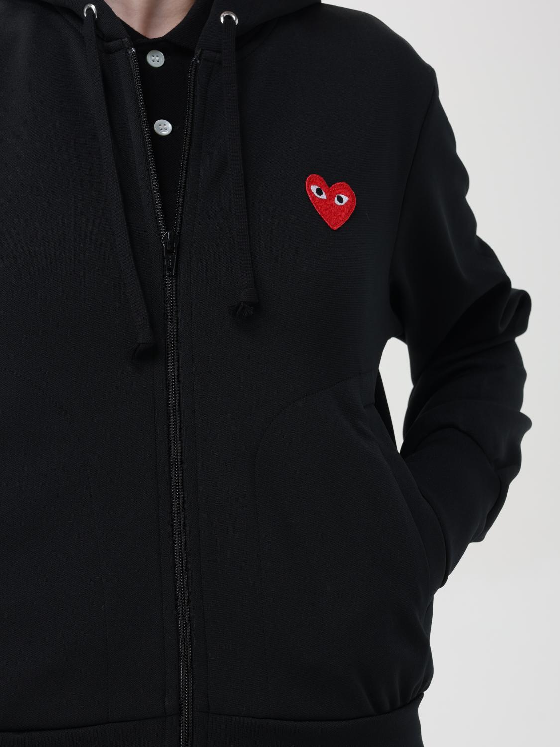 COMME DES GARÇONS PLAY SUDADERA: Sudadera mujer Comme Des Garçons Play, Negro - Img 4