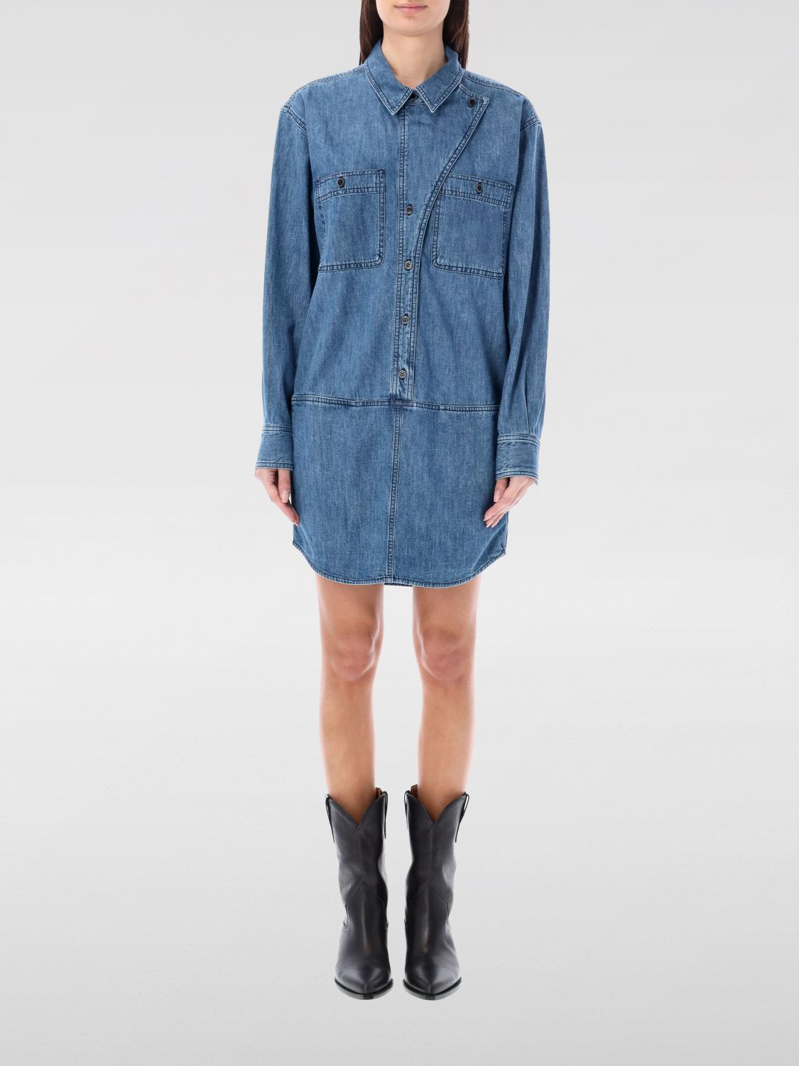 isabel marant blue dress Liviane Long Dress main image 0