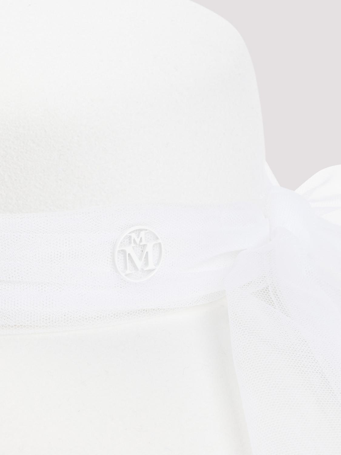 MAISON MICHEL：帽子 レディース - ホワイト | GIGLIO.COMオンラインの