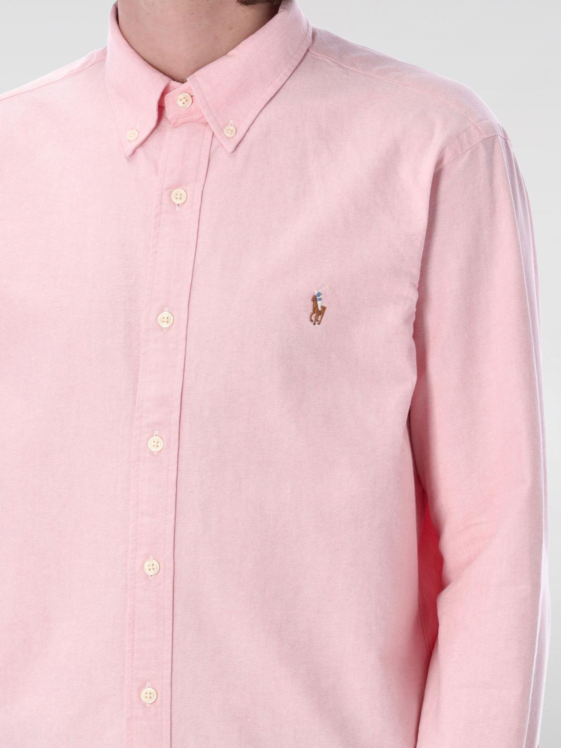 POLO RALPH LAUREN CAMISA: Camiseta hombre Polo Ralph Lauren, Rosa - Img 3