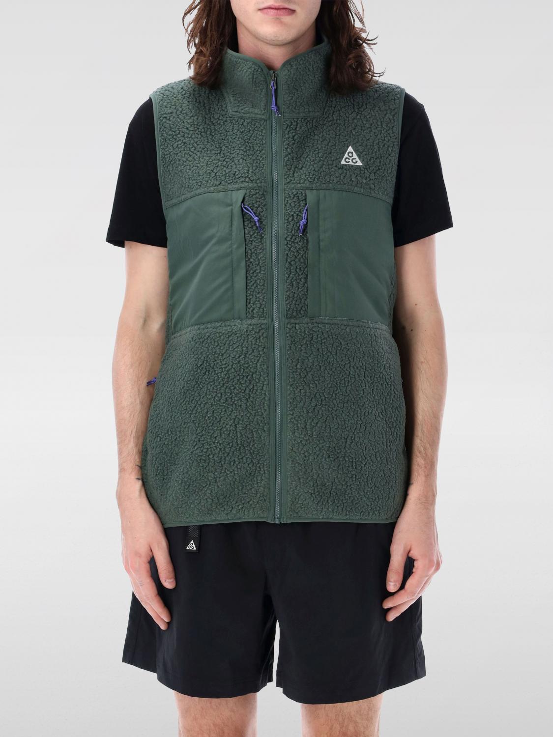 NIKE 정장 조끼: 재킷 남성 Nike, 그린 - Img 1