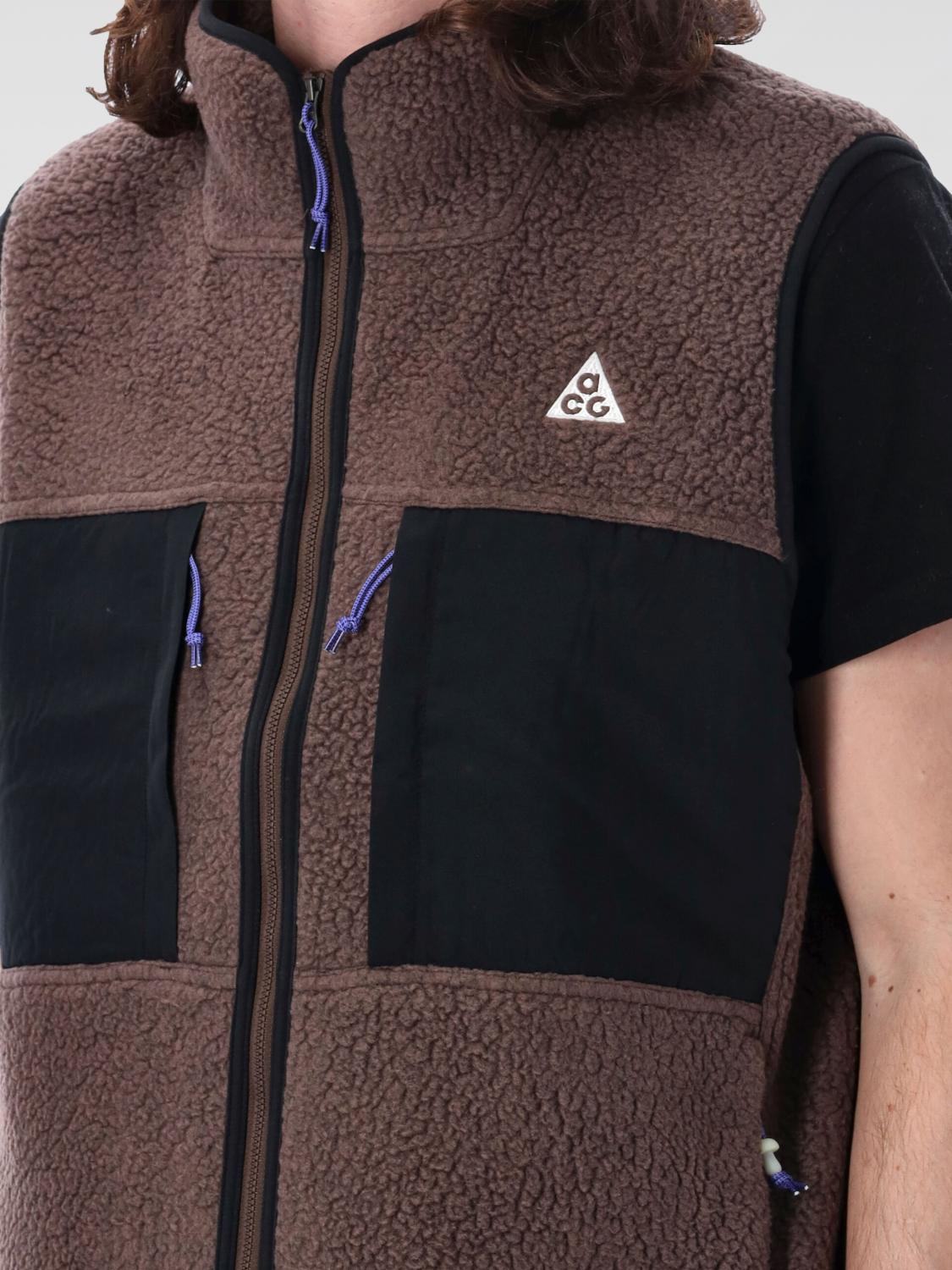 NIKE GILET: Veste homme Nike, Marron - Img 3