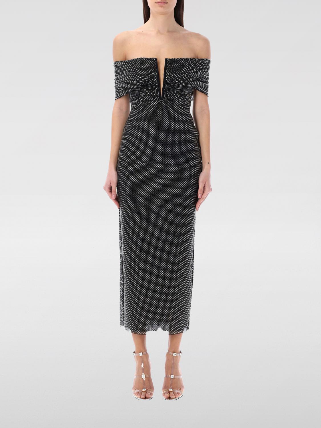 SELF PORTRAIT ハルトミティトレス SS24176MBM BLACK SELF-PORTRAIT: Dress woman - Black | Self-Portrait dress
