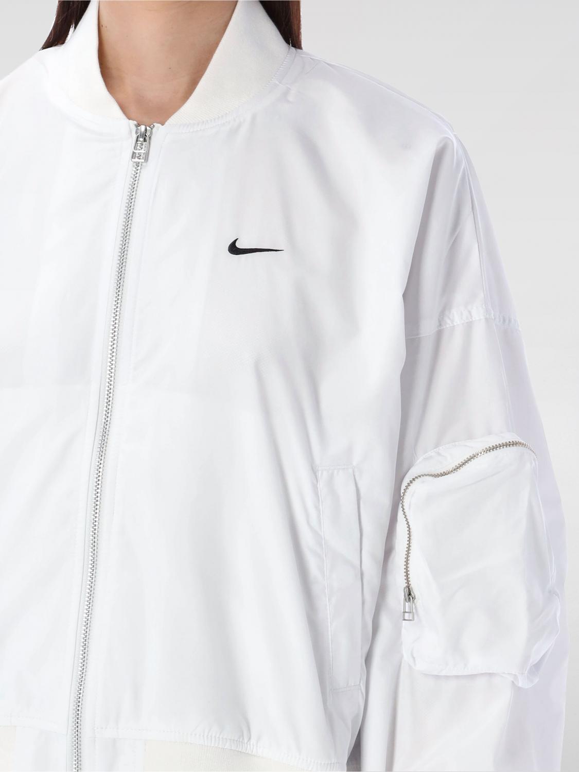 NIKE GIACCA: Bomber donna Nike, Bianco - Img 3