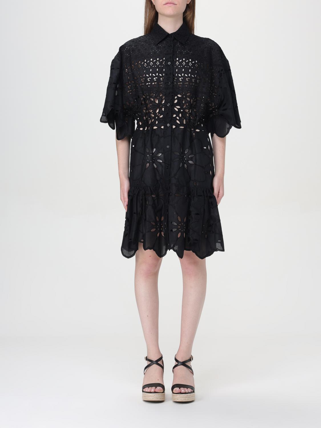 ワンピース ERMANNO SCERVINO Woman Dress Black D452Q337BXD 95708 ERMANNO SCERVINO LIFE: Dress woman - Black | Ermanno