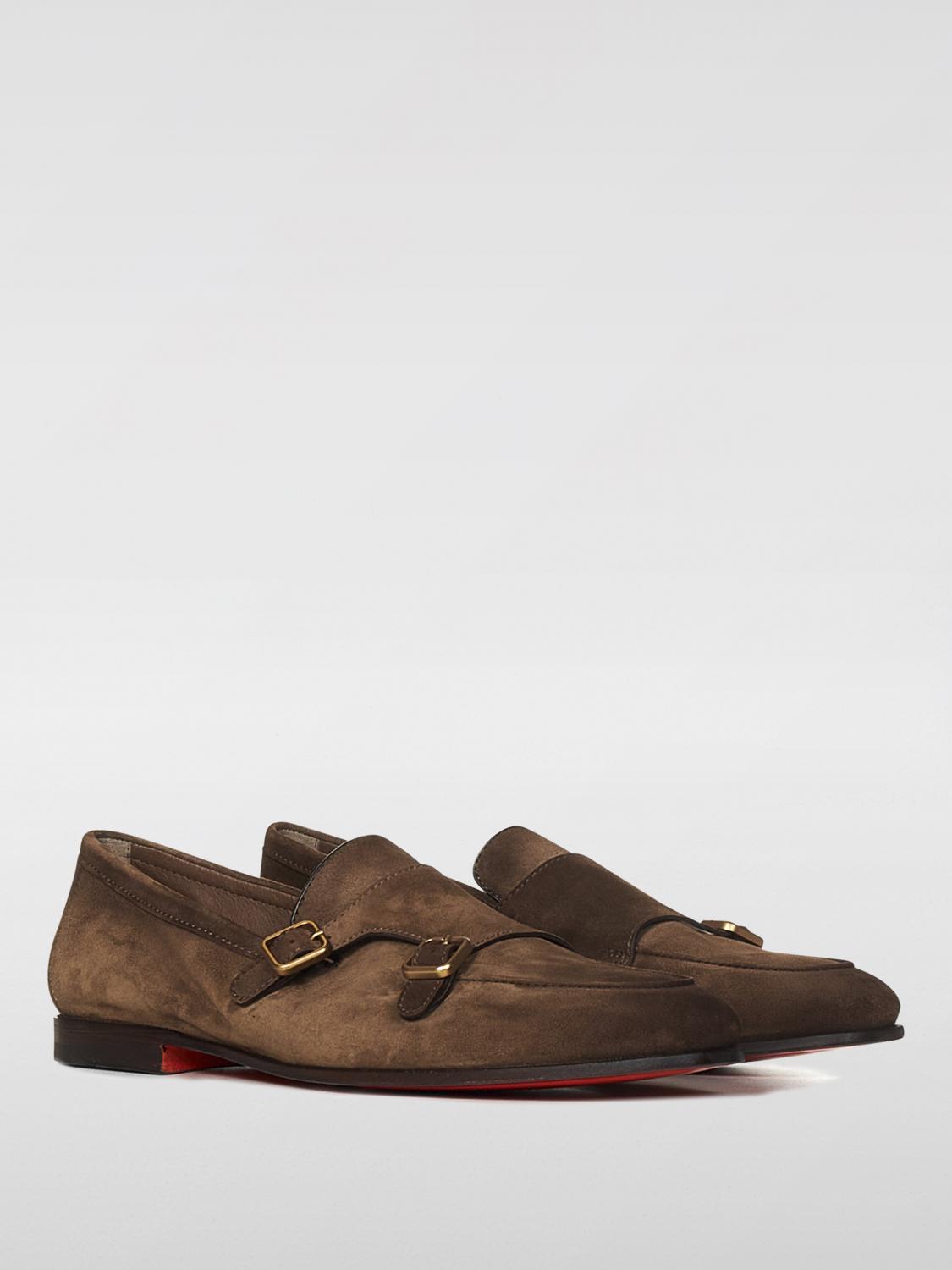 SANTONI LOAFERS: Loafers men Santoni, Brown - Img 2