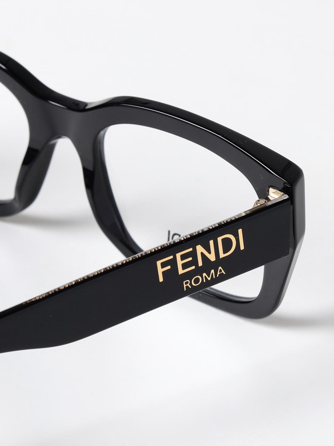 FENDI OPTICAL FRAMES: Optical frames woman Fendi, Black - Img 4
