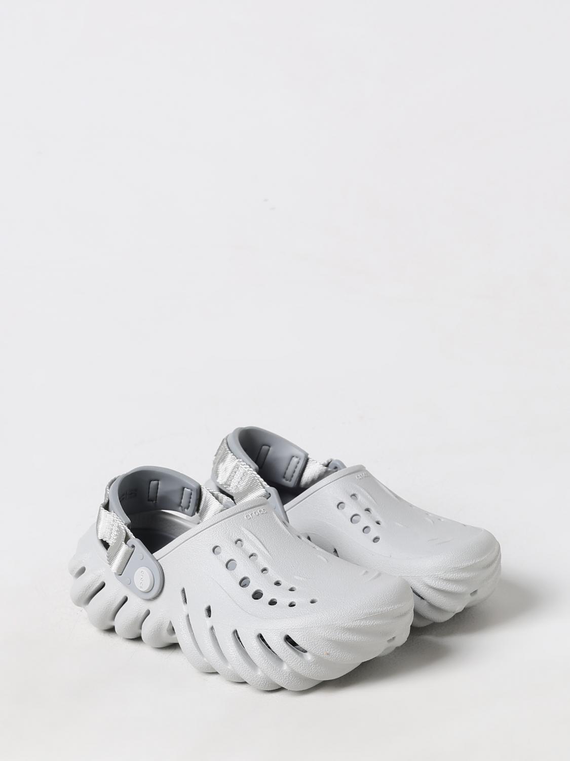 CROCS シューズ: シューズ ボーイ Crocs, グレー - Img 2